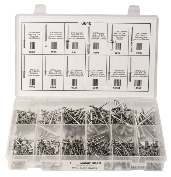 Pan-L Blind Rivets Quik-Select Kit - All