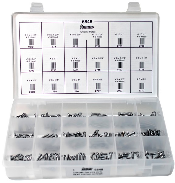 Phil Oval Hd Tap Scr Chrome Quik-Select - All