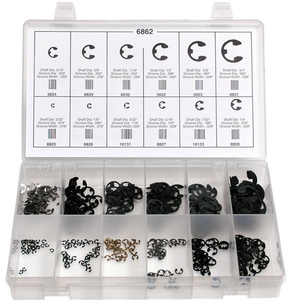 E Type Retaining Ring Quik-Select Kit - All