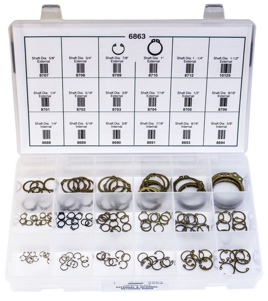 Ext & Int Retaining Ring Quik-Select Kit - All