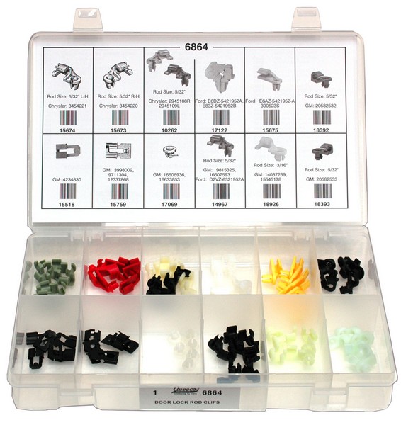 Door Lock Rod Clip Quik-Select Kit - All