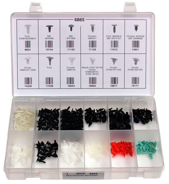 Weatherstrip Retainers Quik-Select Kit - All