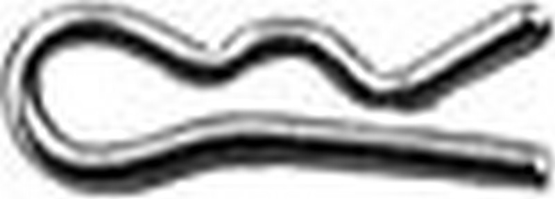 Hair PIN Retainers Zinc Plated - All