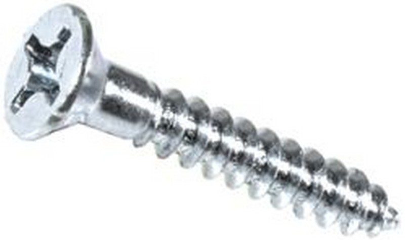 10 X 1 Phil Flat Hd Wood Screw Zinc - All
