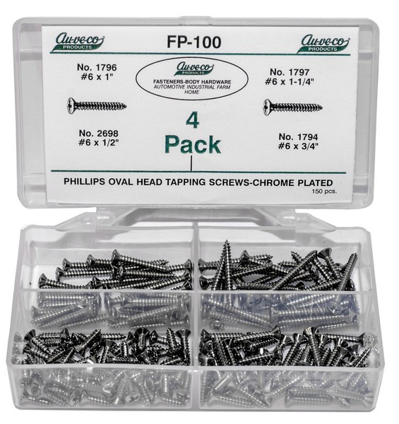 Phillips Oval Hd Tap. Sc.chrome (150 Pcs - All