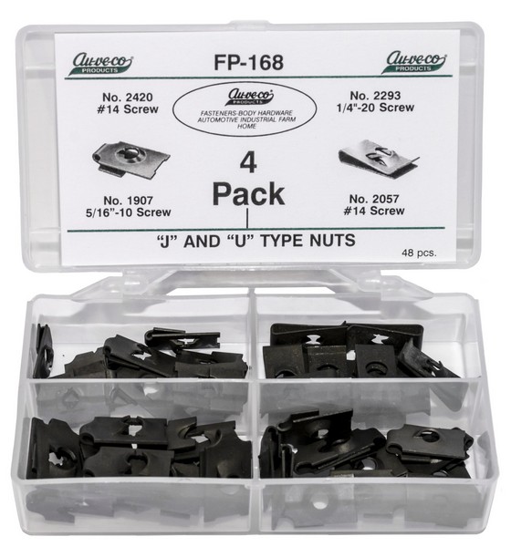 J & U Type Nuts (48 Pcs) - All