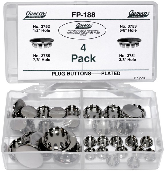 Plug Buttonsplated (37 Pcs) - All