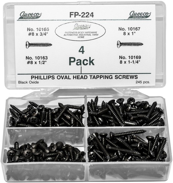 Phil Oval Hd.t.s. Blk/Oxd (245 Pcs) - All