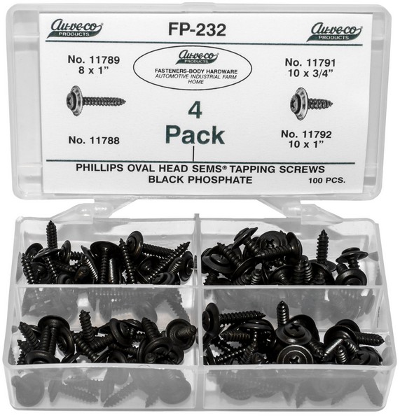 Phil.ovl.hd.sems T.s. Blk/Phos(100 Pcs) - All