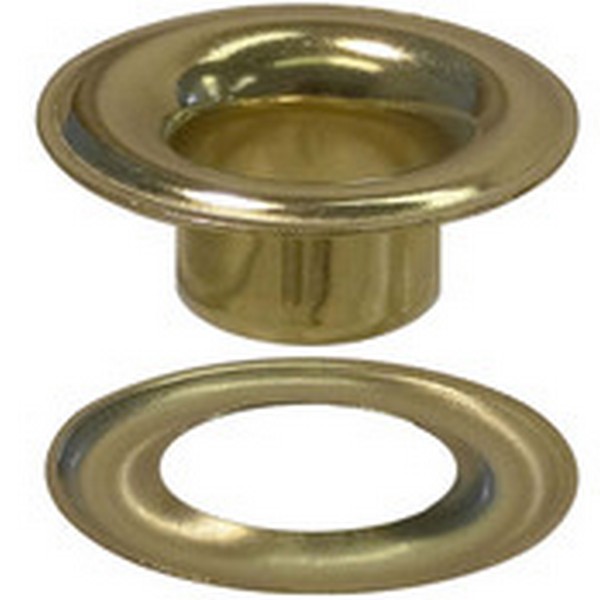 #2 Grommets & Washers Brass 3/8in - Grommets
