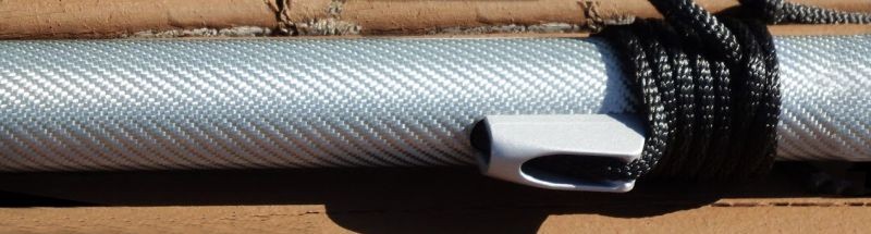 Carbiepoles 1.5IN Silver Carbon Fiber - Boat Vents & Mooring/Carbie Poles