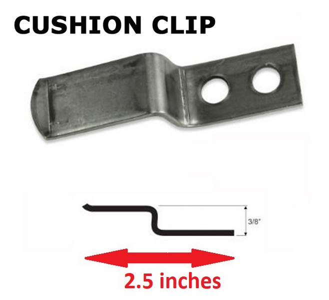Carbiepoles Marine Cushion Clip (z-Clip) - Fasteners