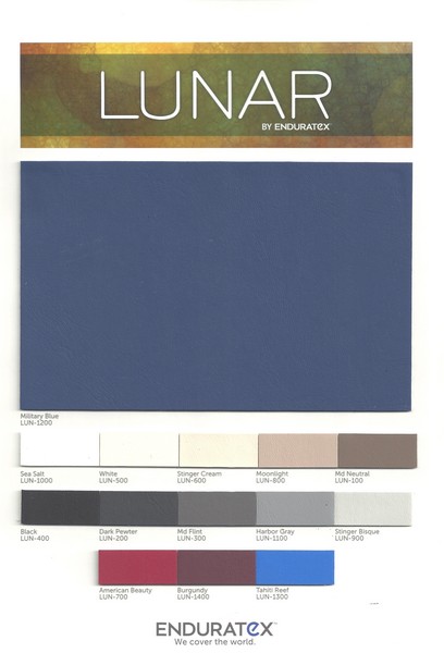 Lunar Sample Card CGPC - Upholstery Vinyls