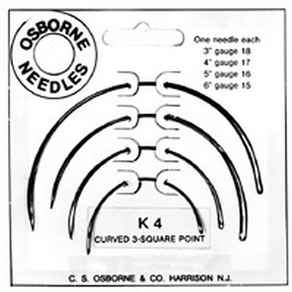 Needles Curved Card K-4 Osborn - Tools