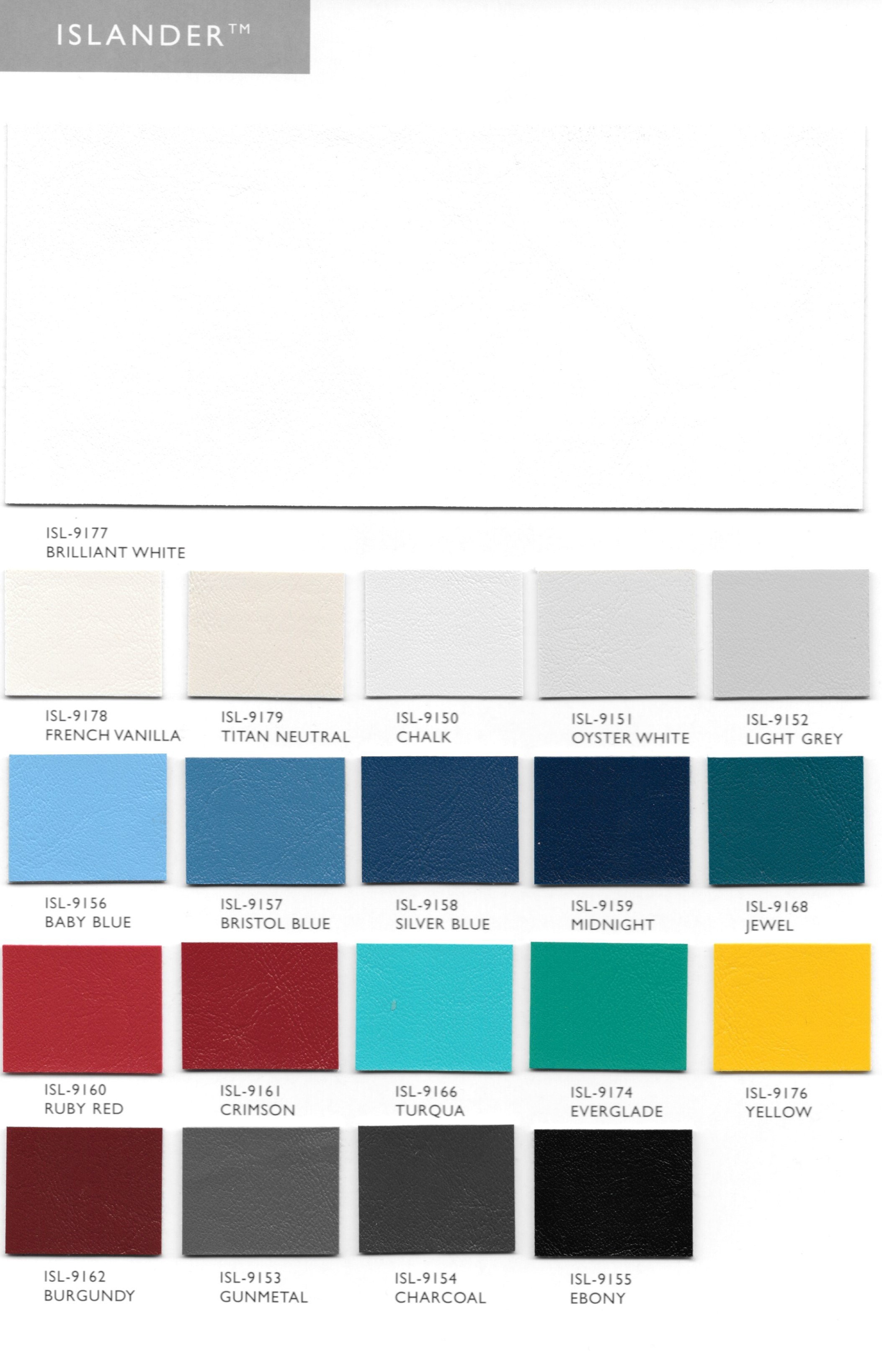 Islander Sample Card Spradling - Marine Sample