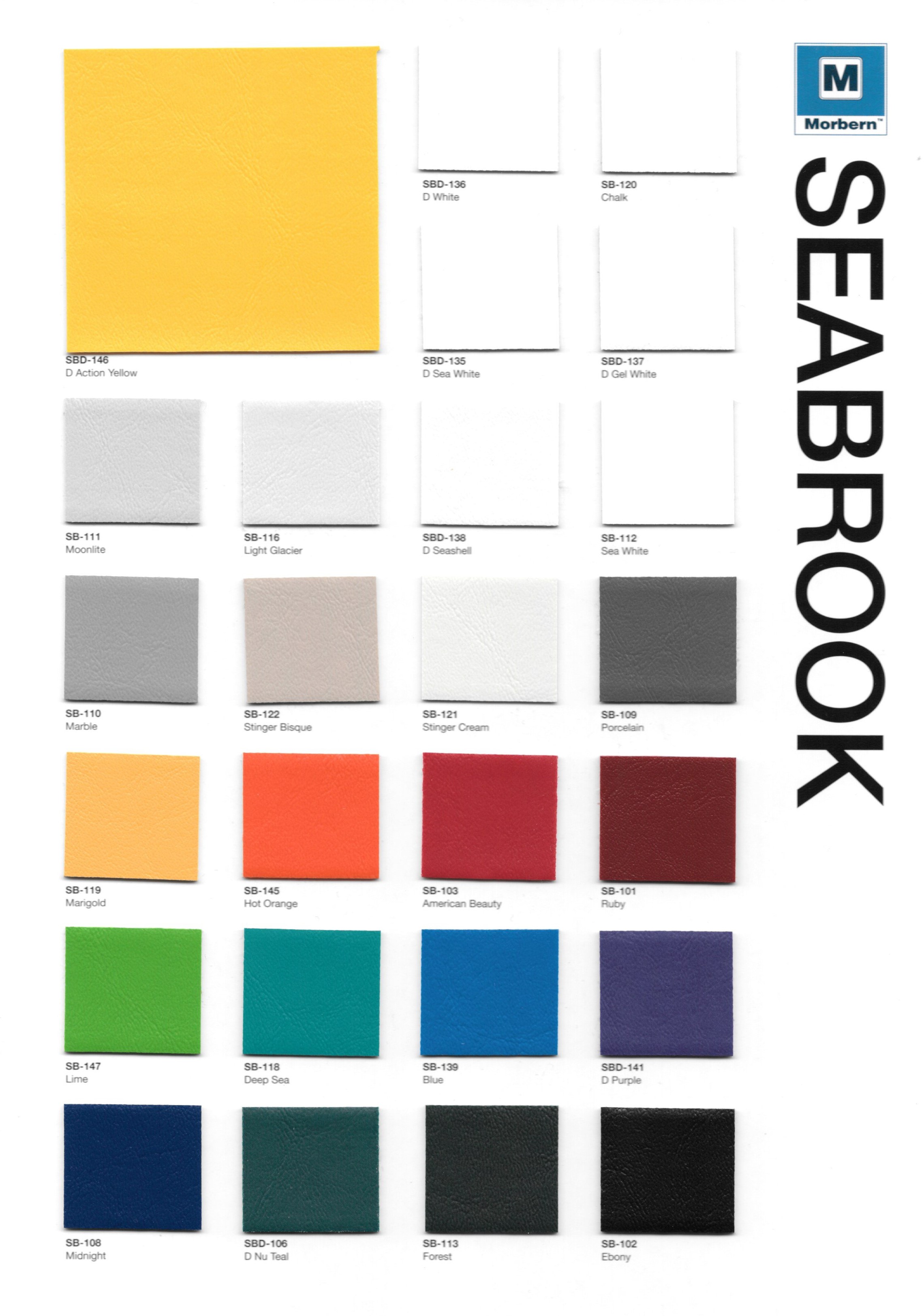 Seabrook Sample Card Morbern - Marine Sample