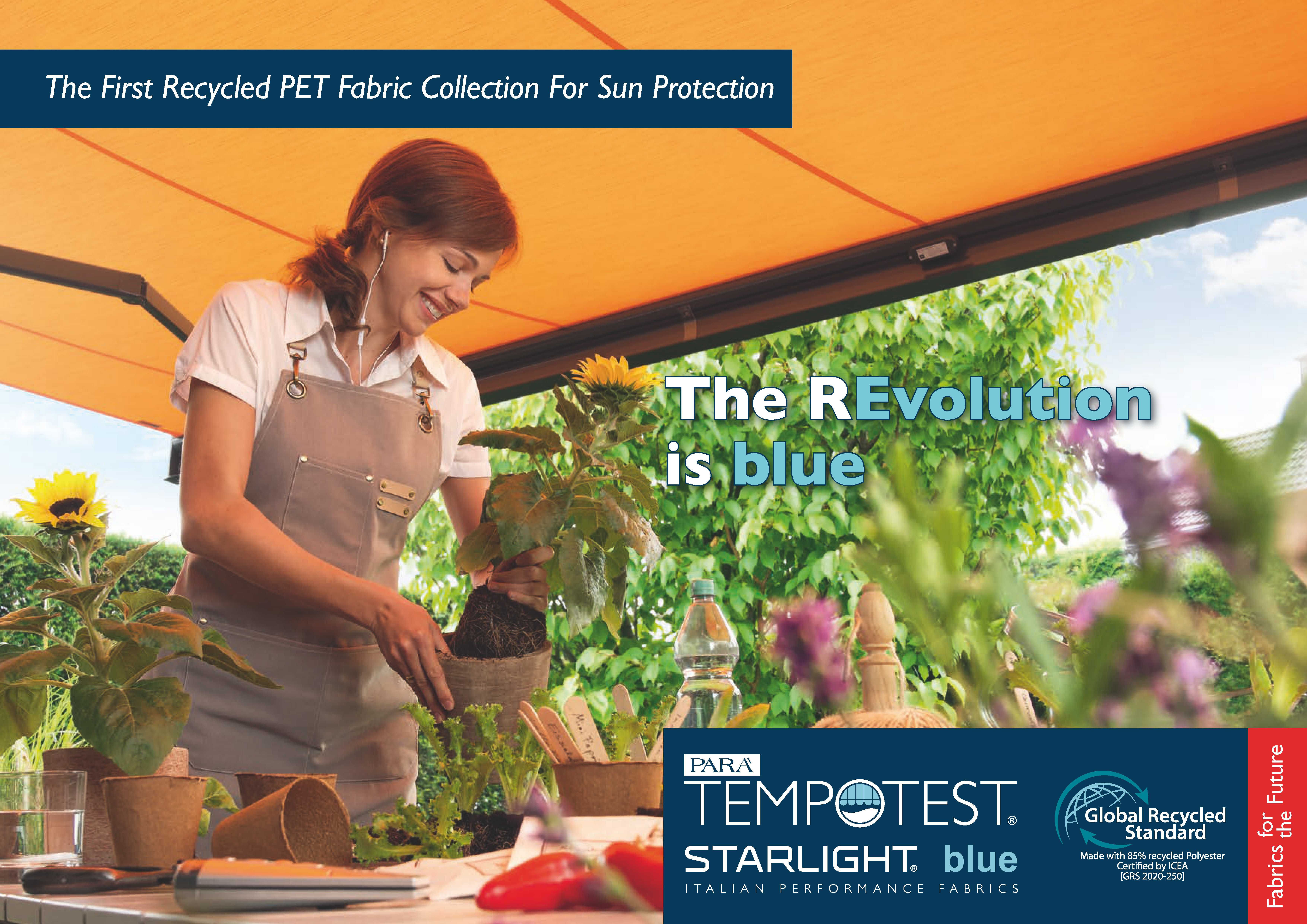 Tempotest Blue Recycled Book - Awning Samples
