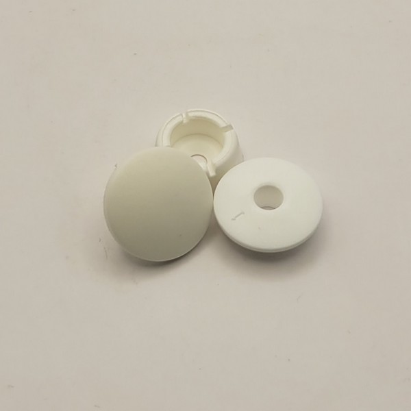 Stayput Snap Fastener Set White 10/Pk - Fasteners