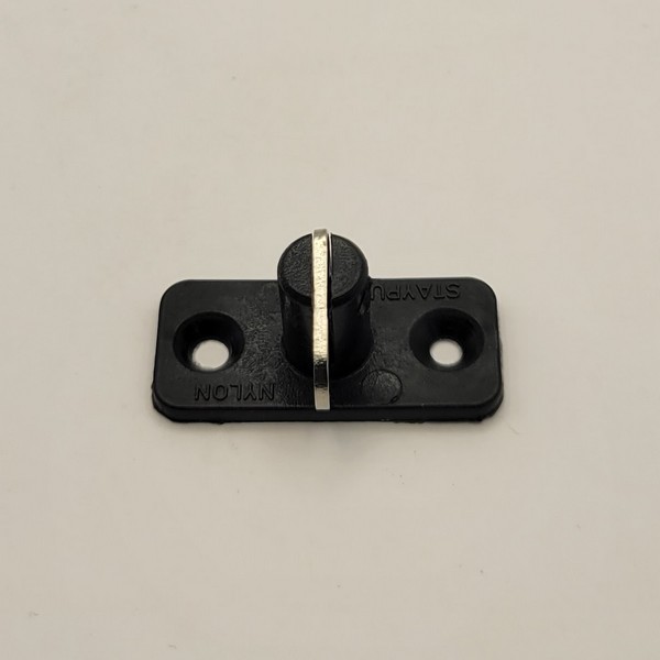 Stayput Horizontal Single Black 10/PK - Fasteners