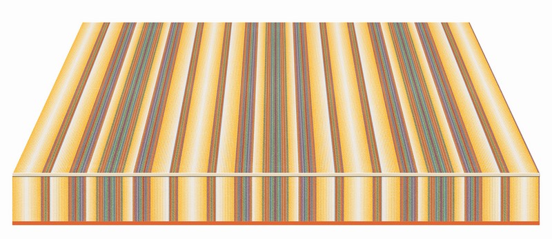 Tempotest Stripe Yellow/Multi - Tempotest Awning Fabrics