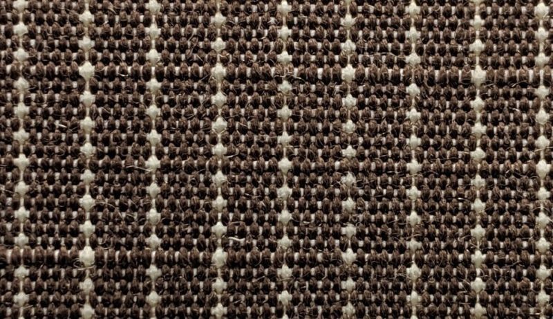 Tempotest Hazelnut Gessato Seta Cruda - Tempotest Awning Fabrics