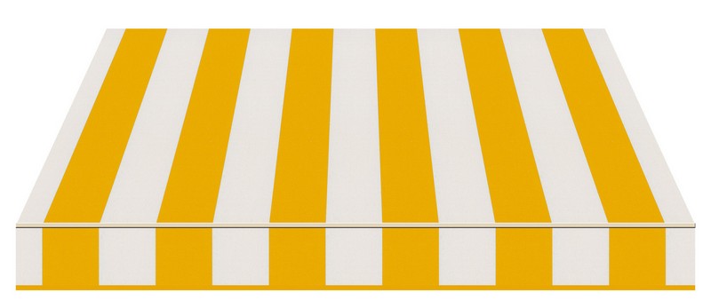 Tempotest Stripe Yellow/White - Tempotest Awning Fabrics