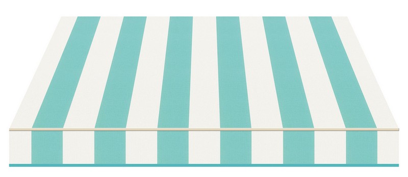Tempotest Stripe Aqua/White - Tempotest Awning Fabrics