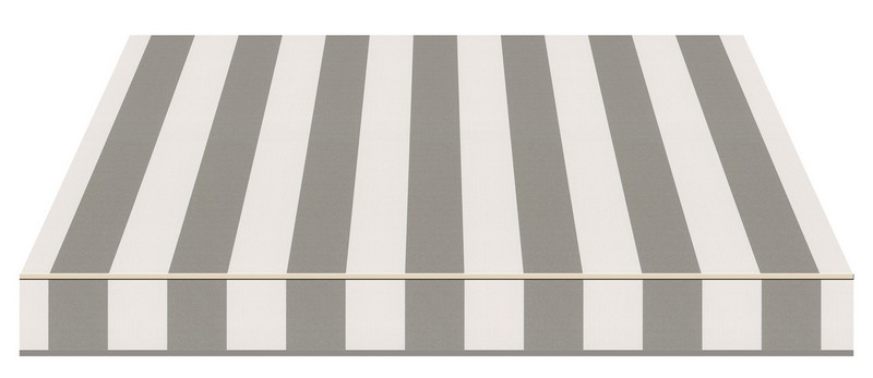 Tempotest Stripe Dark Grey/White - Tempotest Awning Fabrics