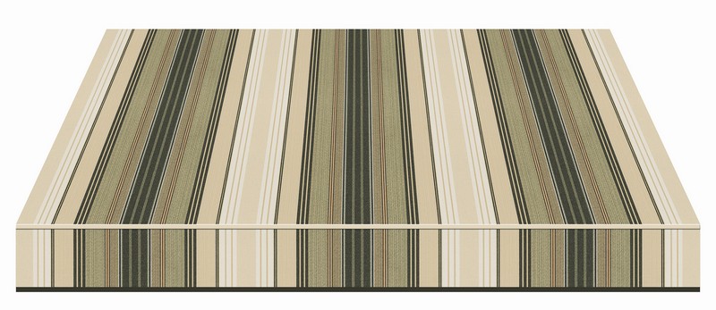 Tempotest Stripe Forest Natural - Tempotest Awning Fabrics
