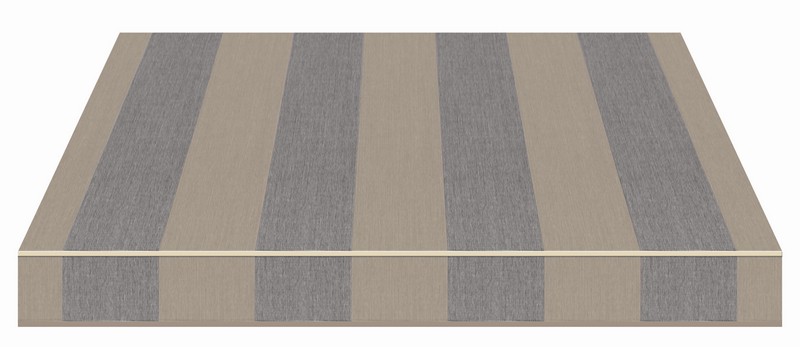 Tempotest Stripe Charcoal Brown - Tempotest Awning Fabrics
