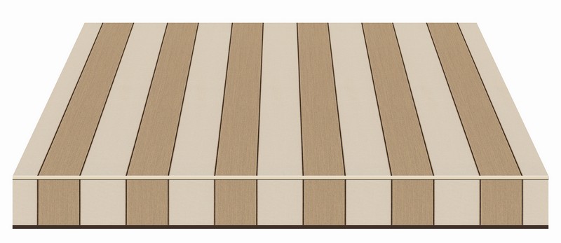 Tempotest Stripe Champagne Brown - Tempotest Awning Fabrics