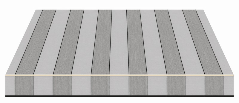 Tempotest Stripe Phantom Grey - Tempotest Awning Fabrics