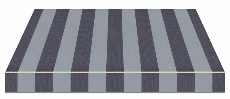 Tempotest Stripe Carbon Blue Blend - Tempotest Awning Fabrics