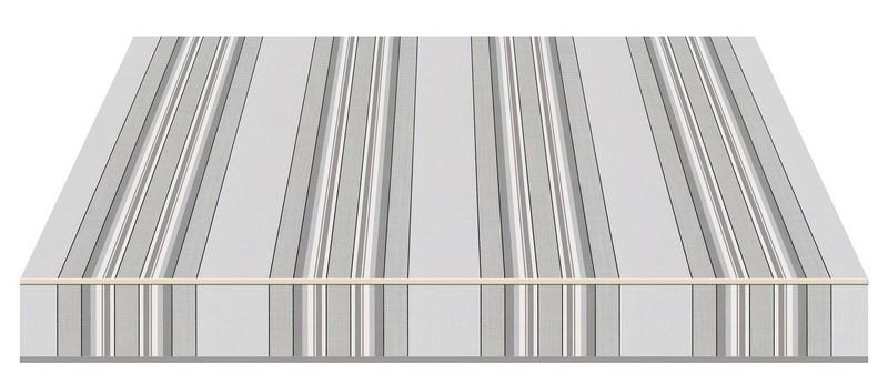 Tempotest Stripe Grey Rib - Tempotest Awning Fabrics