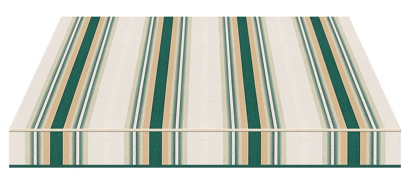 Tempotest Stripe Forest/Beige Slub - Tempotest Awning Fabrics