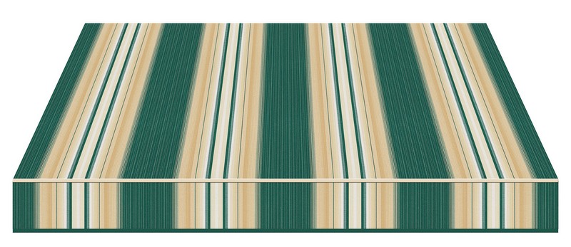 Tempotest Stripe Forest/Beige/Cream - Tempotest Awning Fabrics