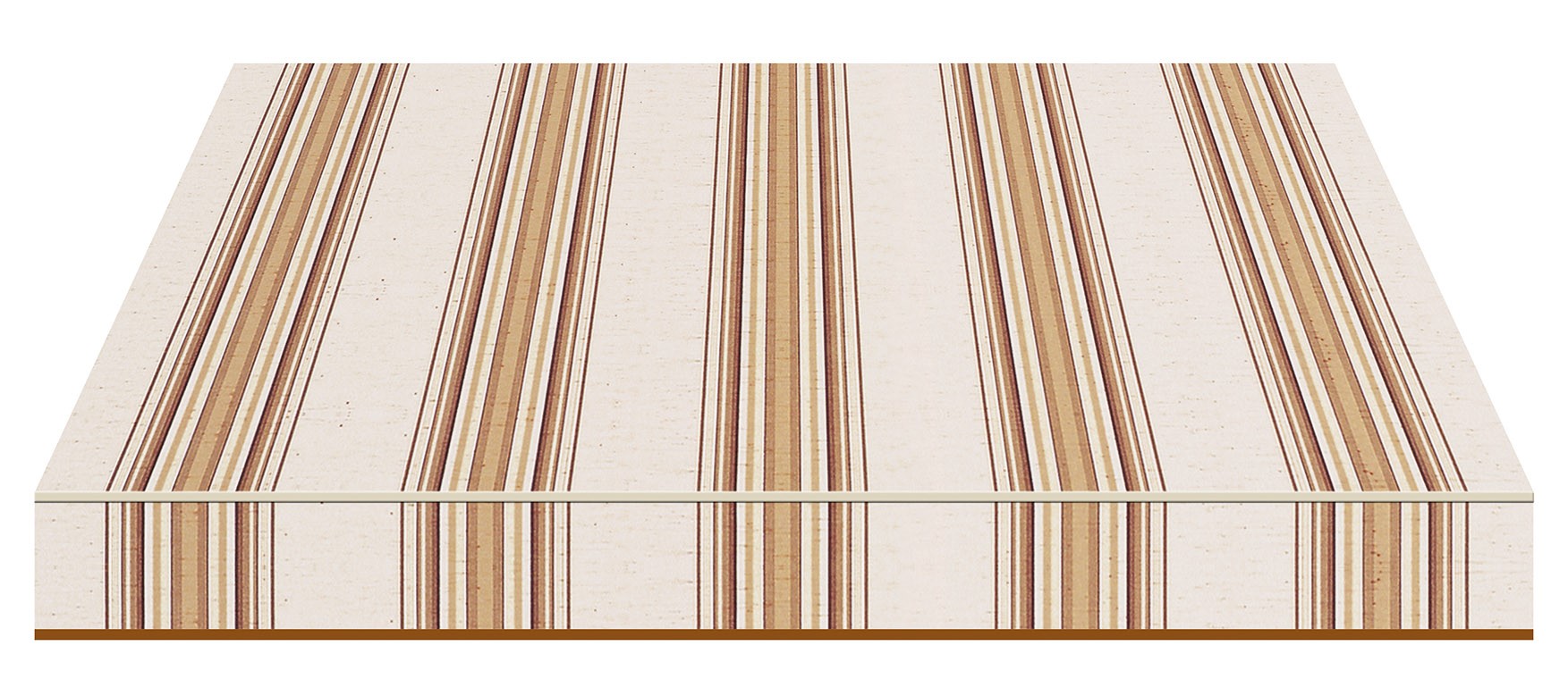 Tempotest Stripe Beige/Brown Slub - Tempotest Awning Fabrics