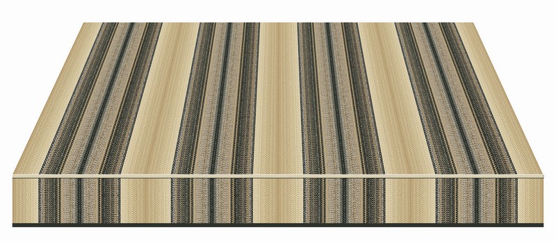 Tempotest Stripe Cafe Au Lait - Tempotest Awning Fabrics