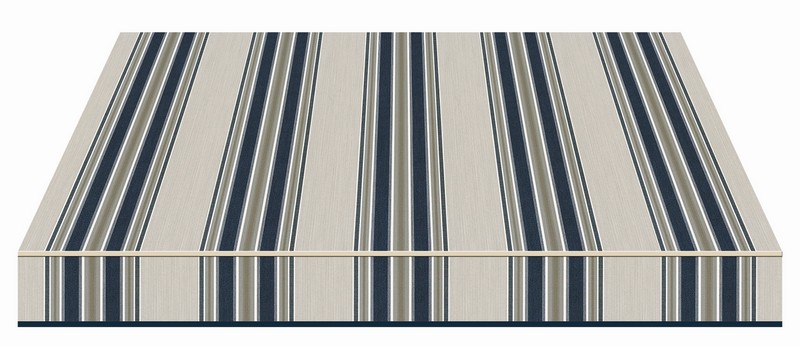 Tempotest Stripe Denim/Almond - Tempotest Awning Fabrics
