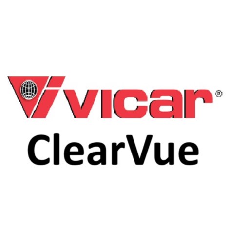 Vicar ClearVue 20ga 54in 35yd/RL - Clear Vinyl & Mesh