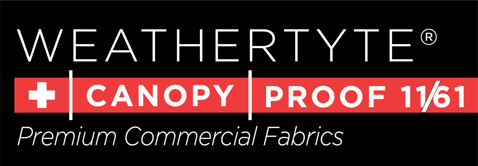 Cooley WeatherTyte Plus Canopy and Proof Premium Commerical Fabrics
